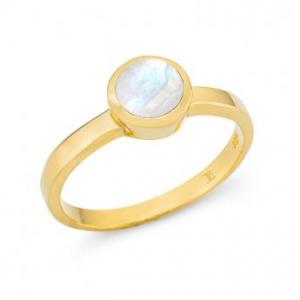 Cocktail Ring Basic Mini Goldplated