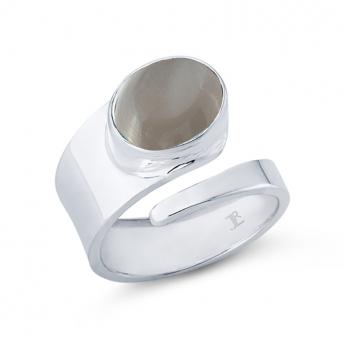 Moonstone Grey cabouchon 