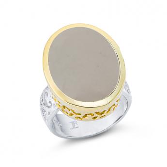 Ring Jali Grau Mondstein 