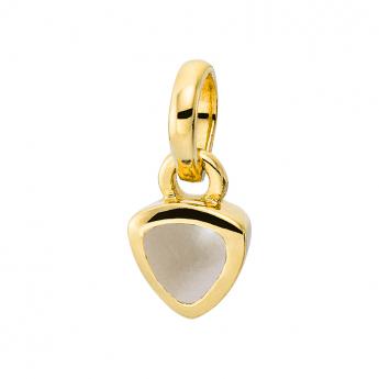 Cocktail Pendant Triangle Pearl Goldplated 