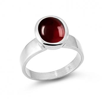 Cocktail Ring Oval Garnet 
