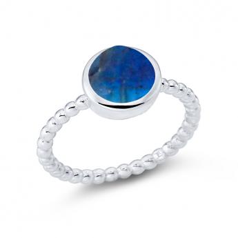 Ring Bols labradorith cabouchon 