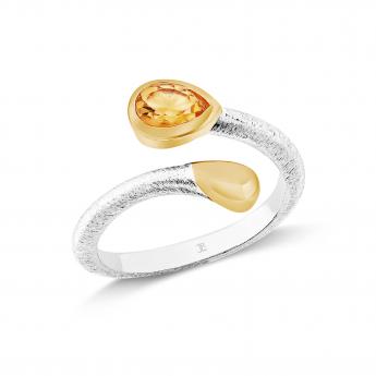 Ring Capri Drop Citrin 