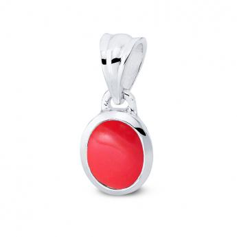 Cocktail Anhänger Oval Koralle 