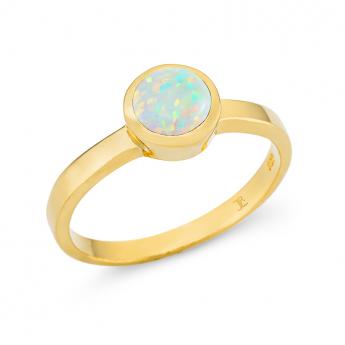 Cocktail Ring Basic Mini Opal 