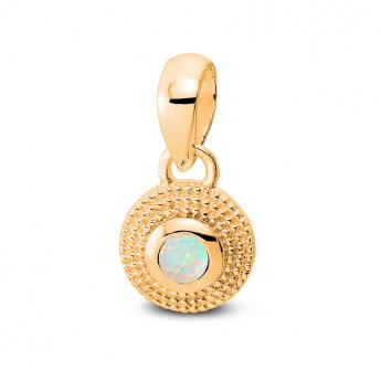 Pendant Bali Opal goldplated 