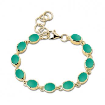 Cocktail Armband Oval Vergoldet Crysopas 