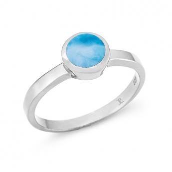Cocktail Ring Basic Mini Larimar 