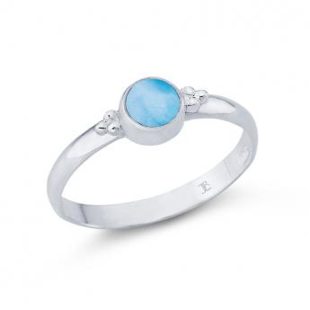 Ring Larimar cabouchon 