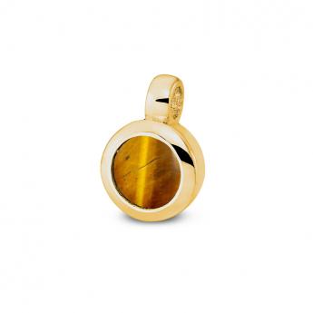 Cocktail Pendant Mini GoldplatedTigerauge 