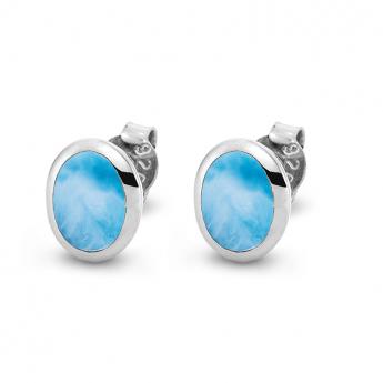 Cocktail Ohrstecker Oval 