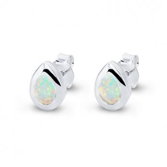 Ohrstecker  Drop Opal 