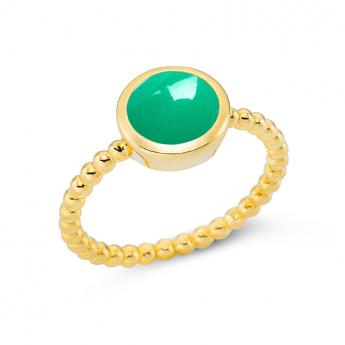 Ring Bols Goldplated Chrysopas 