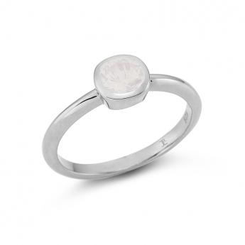 Cocktail Ring Square Mini Moonstone 