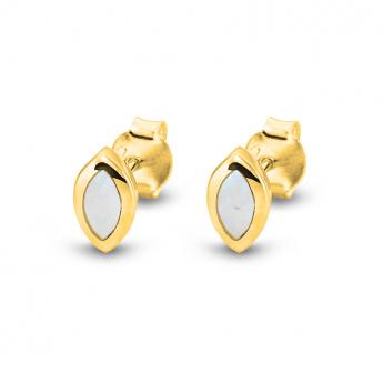 Studs Markis Moonstone Goldplated 