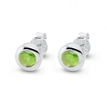 Cocktail Ohrstecker Mini Peridot 