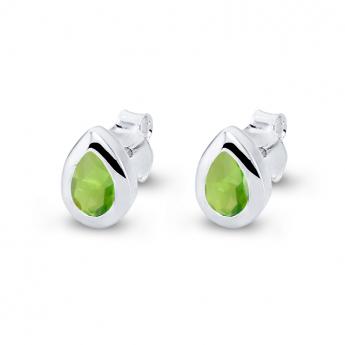 Ohrstecker  Drop Peridot 