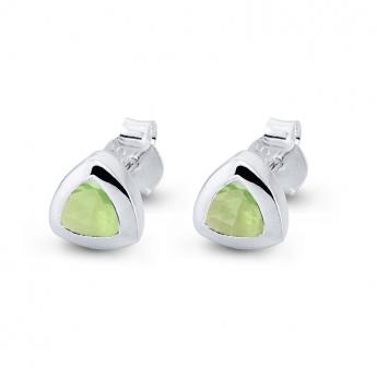 Ohrstecker Triangle Peridot 