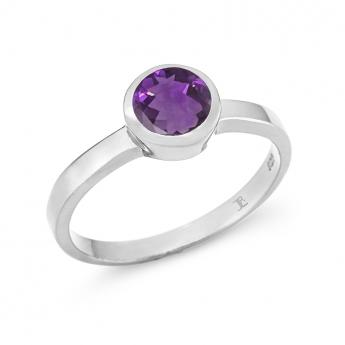Cocktail Ring Basic Mini Amethyst 
