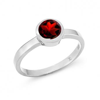 Cocktail Ring Basic Mini Granat 