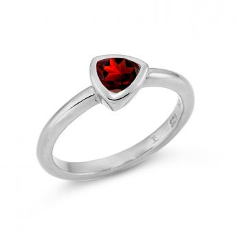 Ring Triangle Garnet 