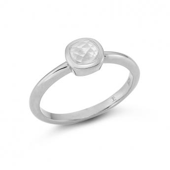 Cocktail Ring Square mini Zirkonia 