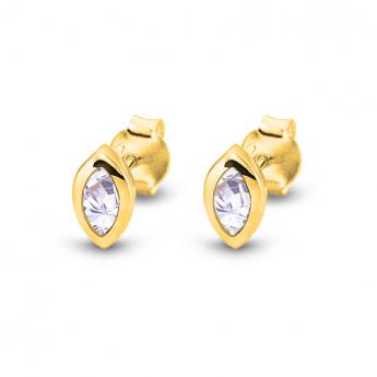 Studs Markis Zirconia Goldplated 