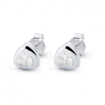 Ohrstecker Triangle Zirconia 