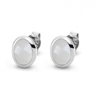 Cocktail Ohrstecker Oval Achat 