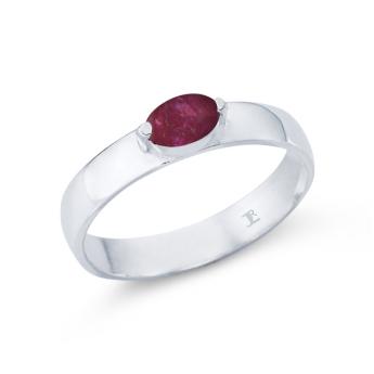 Ring Oval Crown Ruby 
