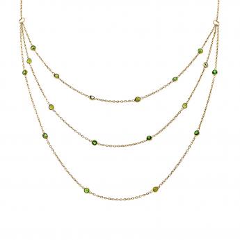 Collier Layering Tsavorite 