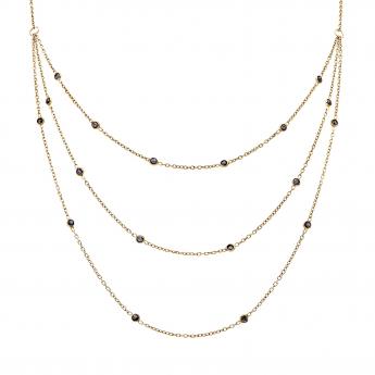 Collier Layer Black Diamond 