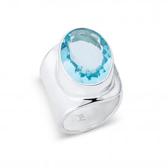 Ring Adjustable Blue Topaz 