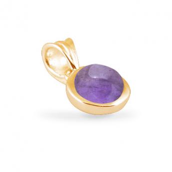 Cocktail Pendant Basic Amethyst Goldplated 