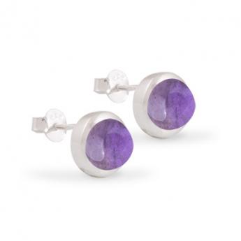 Cocktail Ohrstecker Basic Amethyst 