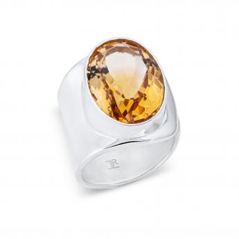 Ring Adjustable Citrine 