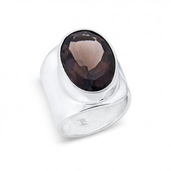 Ring Adjustable Smoky Quartz 