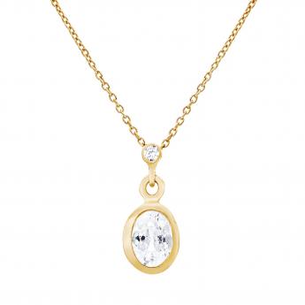 Collier Lunaria Zirkonia 