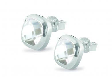 Cocktail Ohrstecker Square Mountain Crystal 