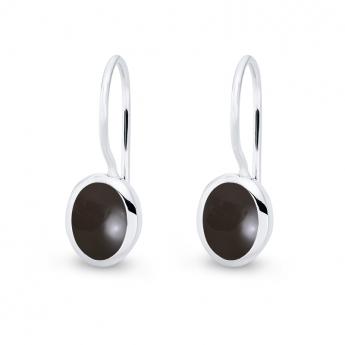 Cocktail Earring Oval Onyx 