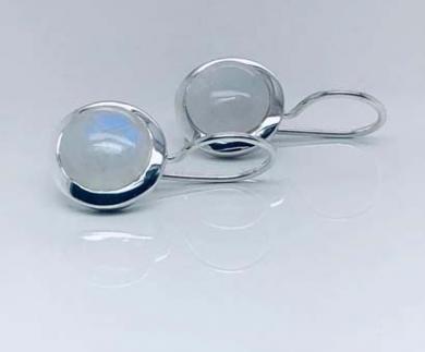 Cocktail Ohrhänger Mondstein 