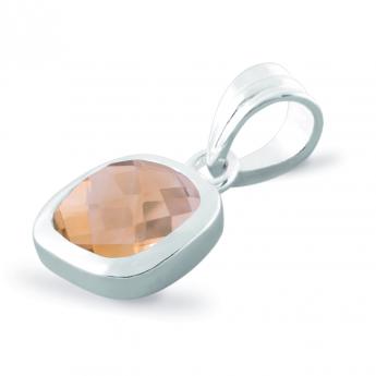 Cocktail Pendant Square Citrine 