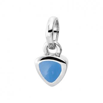 Cocktail Pendant Triangle Blue Chalcedon 