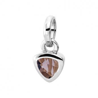Cocktail Pendant Triangle Smokey Quarz 