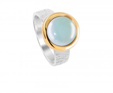 Aqua Chalcedony cab. 