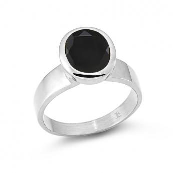 Cocktail Ring Oval Onyx 