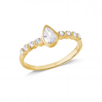 Ring Lunaria Zirkonia 