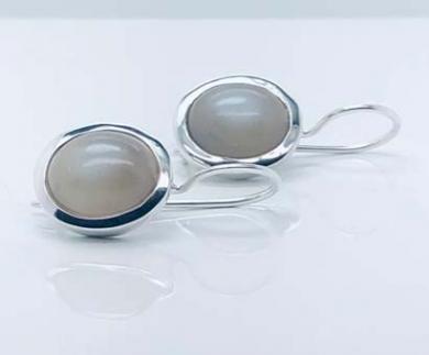 moonstone gray cabouchon 