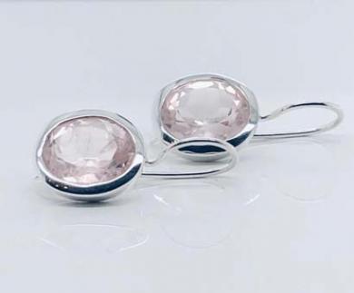 Rosenquarz facettiert 