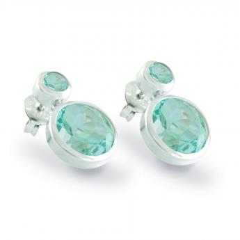 Earring Blue Topaz 